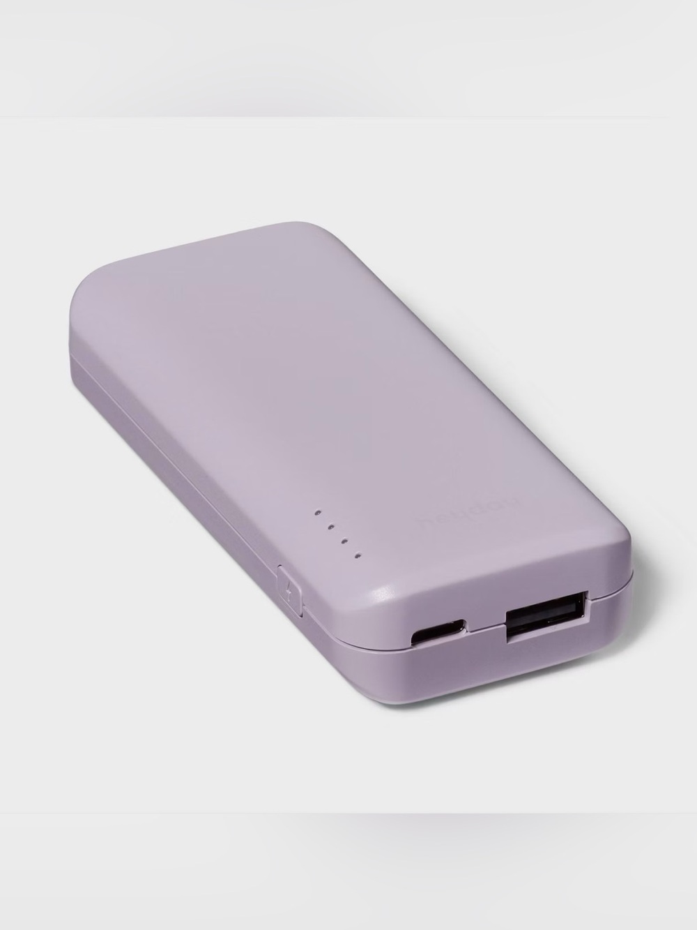 Heyday 4000mAh Power Bank USB-C Cable Charge Indicator Light 💜💜💜